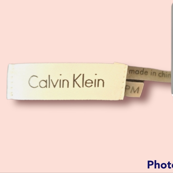 VINTAGE Women's Calvin Klein Sleeveless Knit Dress sz Medium Petite - Picture 6 of 10